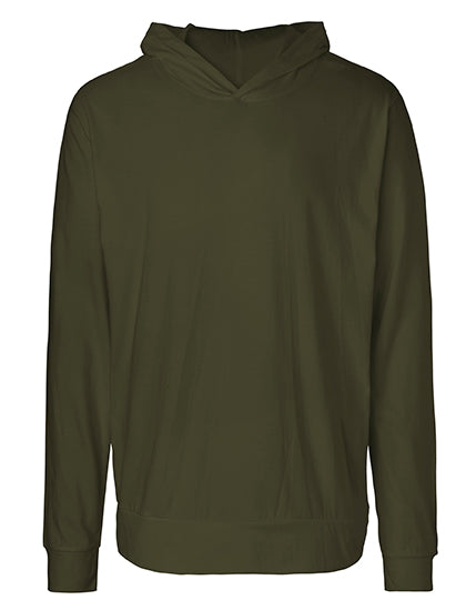 Neutral - Lightweigt Unisex Jersey Hoodie - Military - 100% Biologisch Katoen