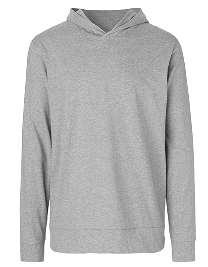 Neutral - Lightweigt Unisex Jersey Hoodie - Sport Grey - 100% Biologisch Katoen