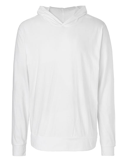 Neutral - Lightweigt Unisex Jersey Hoodie - White - 100% Biologisch Katoen