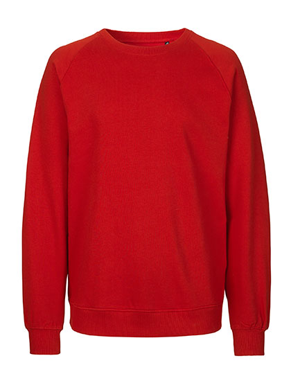 Neutral - Unisex Sweatshirt - Red - 100% Biologisch Katoen
