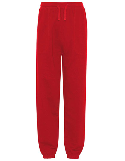 Neutral - Unisex Sweatpants With Elastic Cuff - Red