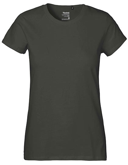 Neutral - Classic Dames T-Shirt - Charcoal - 100% Biologisch Katoen