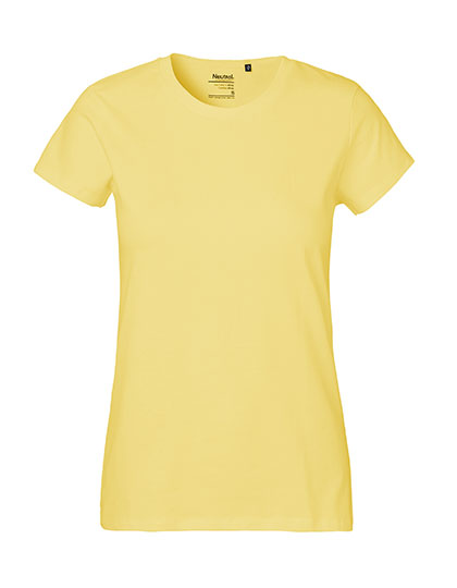 Neutral - Classic Dames T-Shirt - Dusty Yellow - 100% Biologisch Katoen