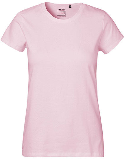 Neutral - Classic Dames T-Shirt - Light Pink - 100% Biologisch Katoen