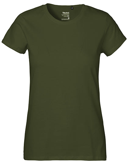 Neutral - Classic Dames T-Shirt - Military - 100% Biologisch Katoen