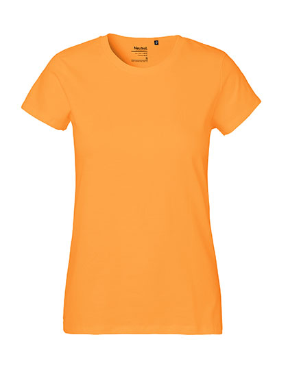 Neutral - Classic Dames T-Shirt - Okay Orange - 100% Biologisch Katoen