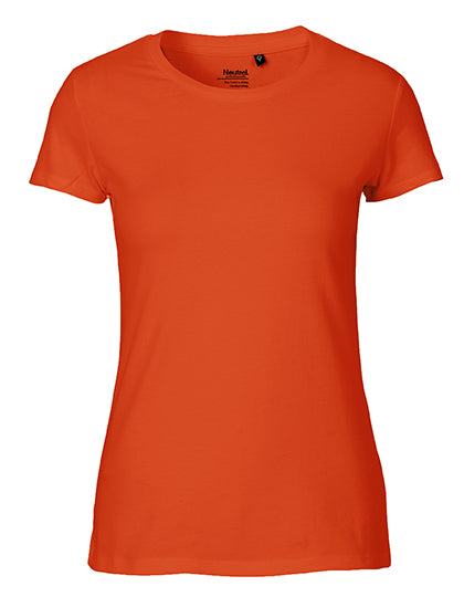 Neutral - Classic Dames T-Shirt - Orange - 100% Biologisch Katoen
