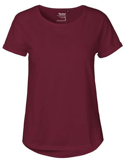 Neutral - Ladies´ Roll Up Sleeve T-Shirt - Bordeaux