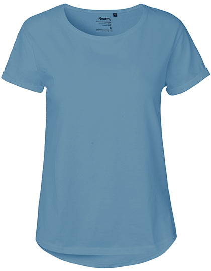 Neutral - Ladies´ Roll Up Sleeve T-Shirt - Dusty Indigo