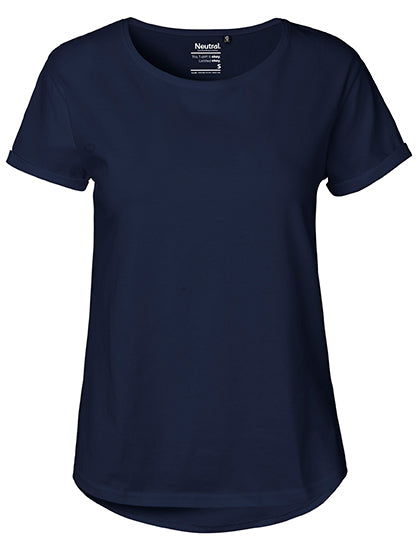 Neutral - Ladies´ Roll Up Sleeve T-Shirt - Navy