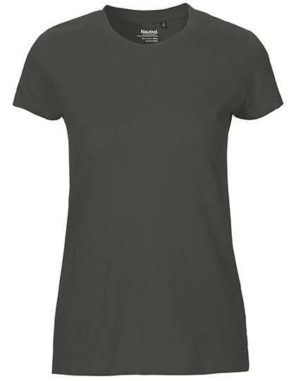 Neutral - Fit Dames T-shirt - Charcoal - 100% Biologisch Katoen