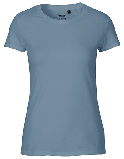 Neutral - Fit Dames T-shirt - Dusty Indigo - 100% Biologisch Katoen