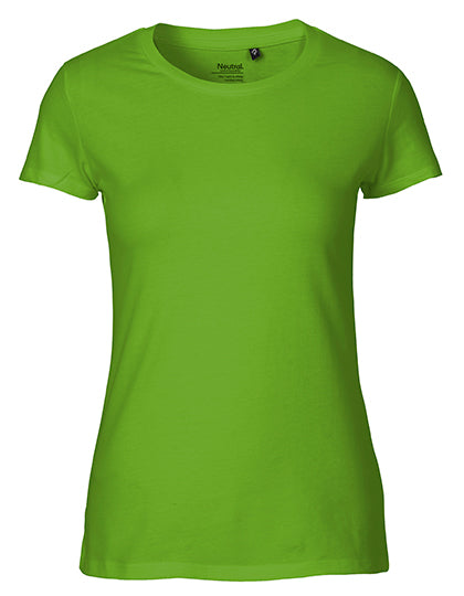 Neutral - Fit Dames T-shirt - Lime - 100% Biologisch Katoen
