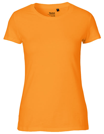 Neutral - Fit Dames T-shirt - Okay Orange - 100% Biologisch Katoen