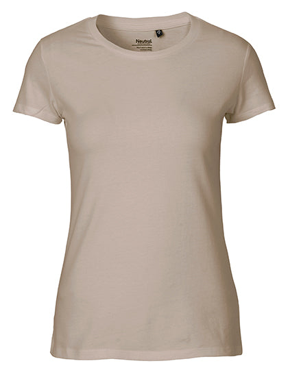 Neutral - Fit Dames T-shirt - Sand - 100% Biologisch Katoen