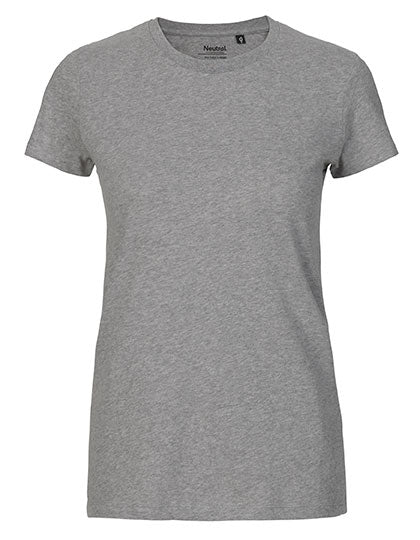 Neutral - Fit Dames T-shirt - Sport Grey - 100% Biologisch Katoen