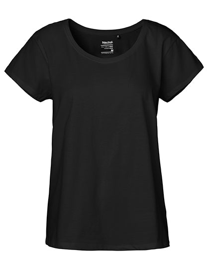 Neutral - Loose Fit Dames T-Shirt - Black