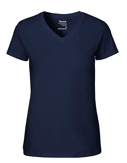 Neutral - Ladies´ V-Neck T-Shirt - Navy XXL (uitverkoop)