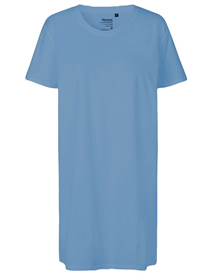 Neutral - Extra Lang Dames T-Shirt - Dusty Indigo