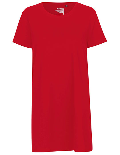 Neutral - Extra Lang Dames T-Shirt - Red