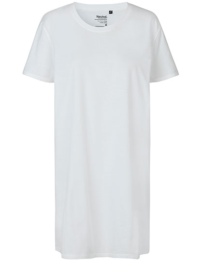 Neutral - Extra Lang Dames T-Shirt - White