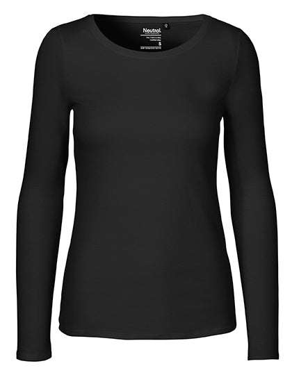 Neutral - Lange Mouwen Dames T-Shirt - Black