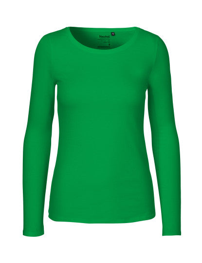 Neutral - Lange Mouwen Dames T-Shirt - Green