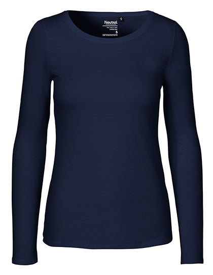 Neutral - Lange Mouwen Dames T-Shirt - Navy