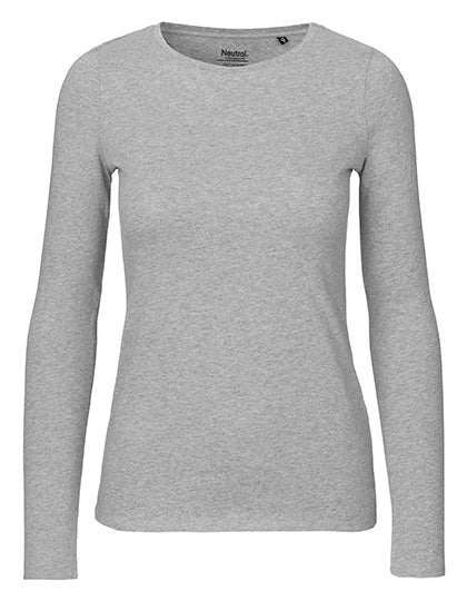 Neutral - Lange Mouwen Dames T-Shirt - Sport Grey