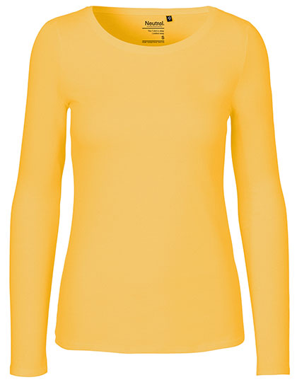 Neutral - Lange Mouwen Dames T-Shirt - Yellow