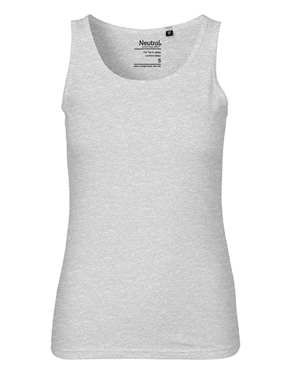 Neutral - Mouwloze Dames Tank Top - Sport Grey - 100% Biologisch Katoen