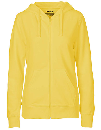 Neutral - Ladies´ Zip Hoodie - Dusty Yellow