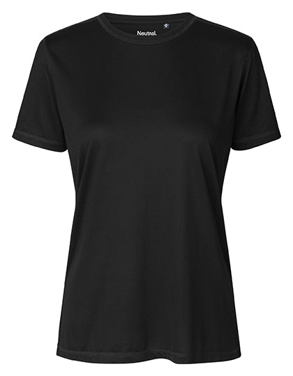 Neutral - Recycled Performance Dames T-Shirt - Black