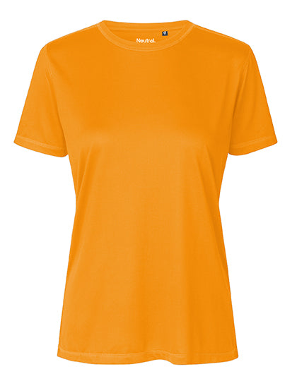 Neutral - Recycled Performance Dames T-Shirt - Okay Orange