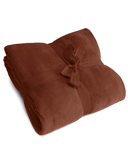 L-merch - Microflush Deken - Brown