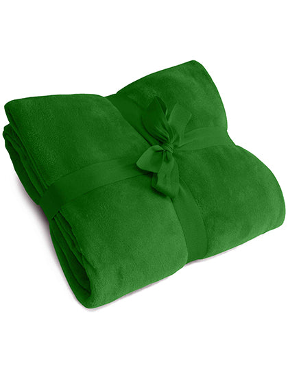 L-merch - Microflush Deken - Green