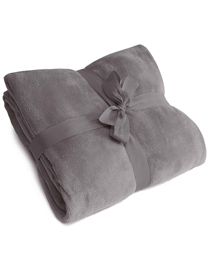 L-merch - Microflush Deken - Grey