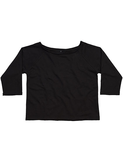 Mantis - Off Shoulder Fleece Dames Trui - Black