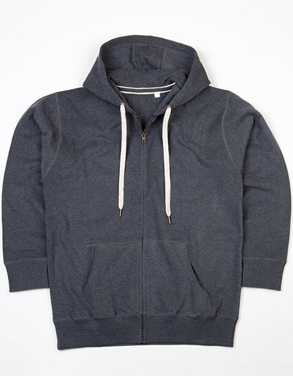 Mantis - Superstar Hoodie met Rits - Charcoal Grey Melang