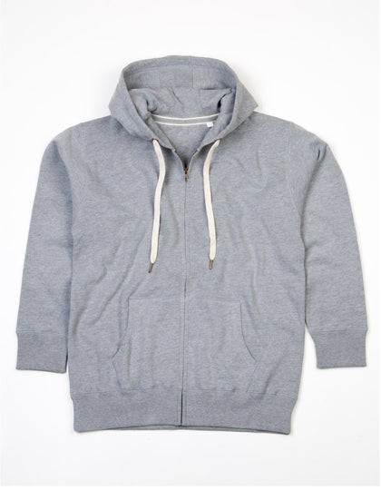 Mantis - Superstar Hoodie met Rits - Heather Grey Melange