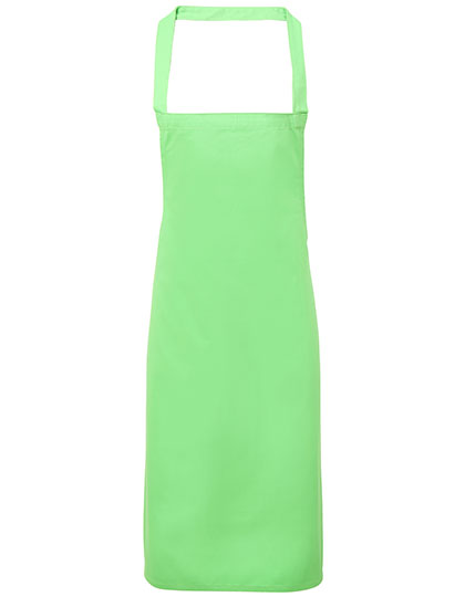 Premier Workwear - Organic Cotton Bib Apron (No Pocket) - Apple (ca. Pantone 360C)