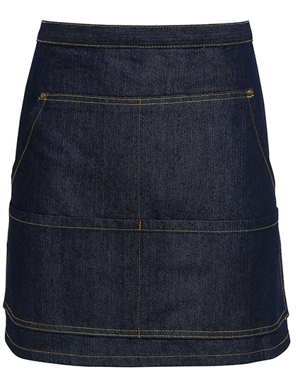 Premier Workwear - Jeans Stitch Denim Waist Apron - Indigo Denim (ca. Pantone 2767C)