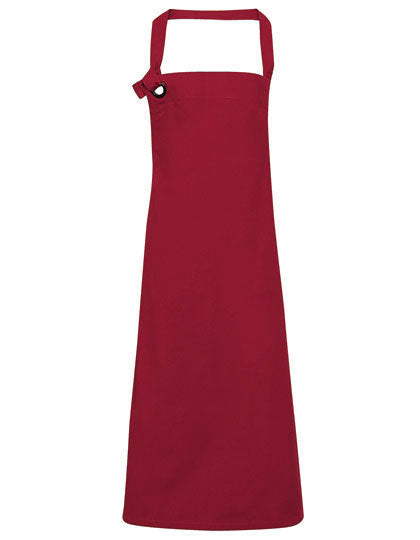 Premier Workwear - Calibre Heavy Cotton Canvas Bib Apron - Burgundy