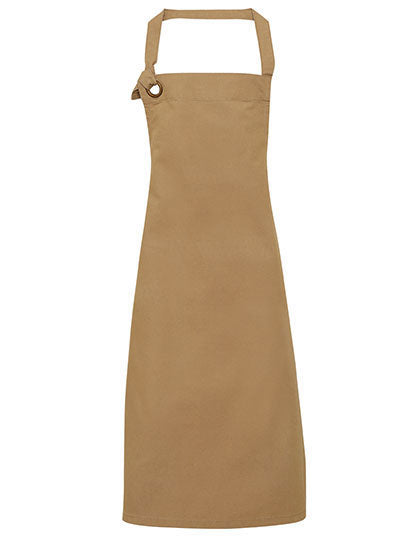 Premier Workwear - Calibre Heavy Cotton Canvas Bib Apron - Khaki