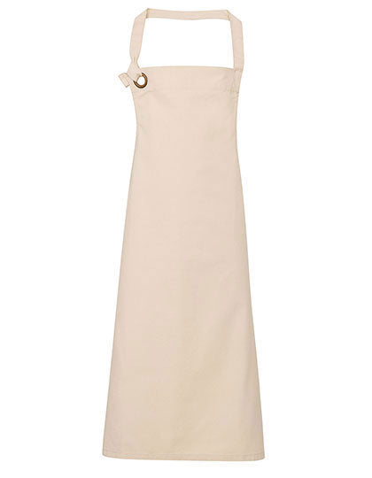 Premier Workwear - Calibre Heavy Cotton Canvas Bib Apron - Natural