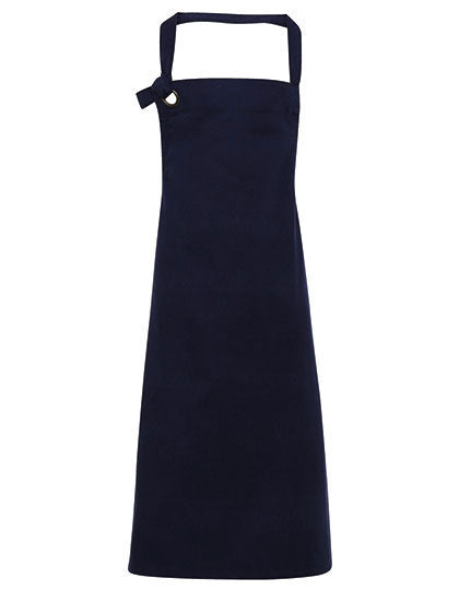 Premier Workwear - Calibre Heavy Cotton Canvas Bib Apron - Navy (ca. Pantone 2378C)