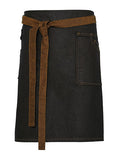 Black (ca. Pantone Black C) / Tan Denim (ca. Pantone 146C)