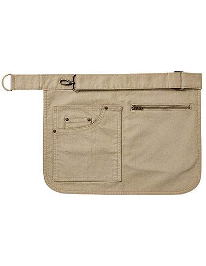 Premier Workwear - Metro Utility Hip Apron - Khaki (ca. Pantone 7536C)