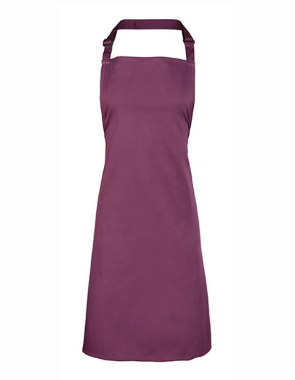 Kookschort Bib Apron - Aubergine