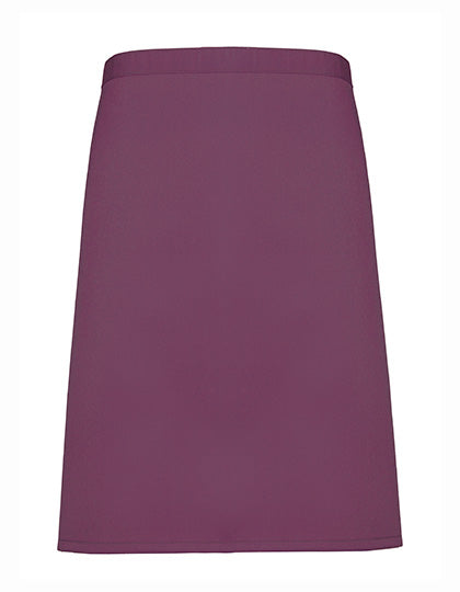 Premier Workwear - Colours Collection Mid Length Apron - Aubergine (ca. Pantone 5115C)